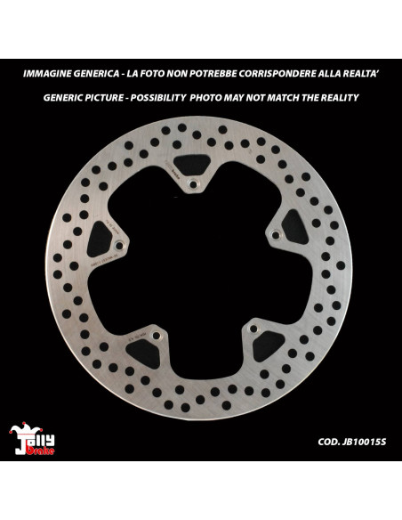 jolly brake by ng fixed rear brake disc for piaggio beverly e3 125 03 08 offer