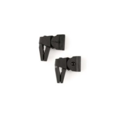 PUIG REPLACEMENT MECHANISM ADJUSTABLE DEFLECTOR FIXING THROUGH CLIP-ON BLACK