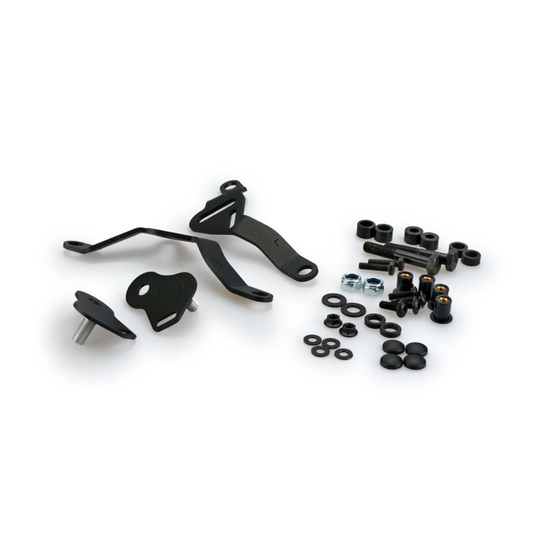 supports universels Puig pour semi-carenages noirs 9978n