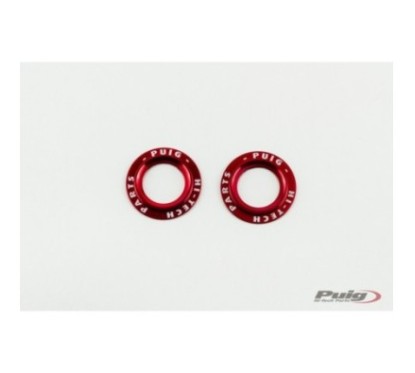 PUIG ALUMINUM SPARE PARTS SET FRONT FORK BUFFERS PHB19 RED