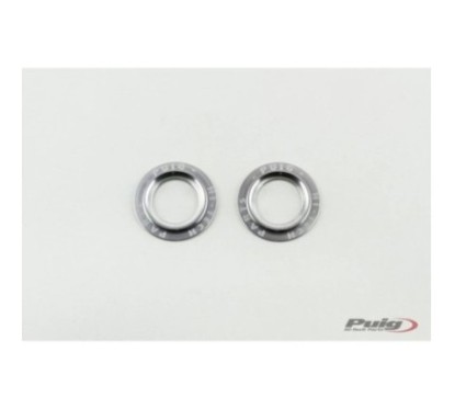 PUIG ALUMINUM SPARE PARTS SET FRONT FORK BUFFERS PHB19 SILVER