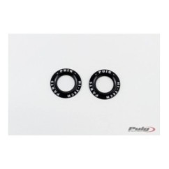 PUIG ALUMINUM SPARE PARTS SET REAR FORK BUFFERS PHB19 BLACK