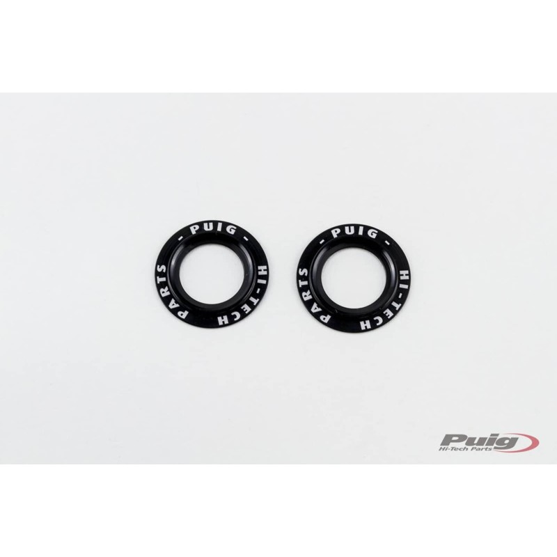 PUIG ALUMINUM SPARE PARTS SET REAR FORK BUFFERS PHB19 BLACK