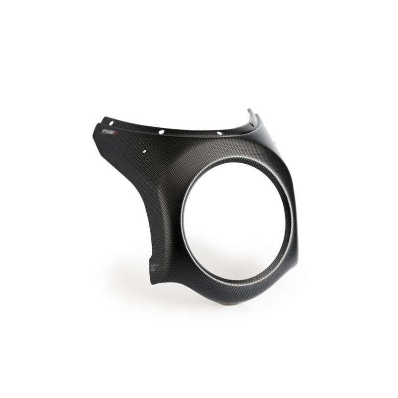 Carenage de rechange Puig, pare-brise, semi-carenage, aspect carbone 10647c