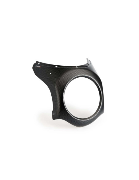 Carenage de rechange Puig, pare-brise, semi-carenage, aspect carbone 10647c