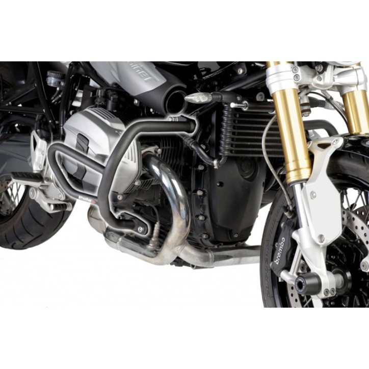 PUIG BARRE DI PROTEZIONE MOTORE PER BMW R NINE T SCRAMBLER 16-20 NERO