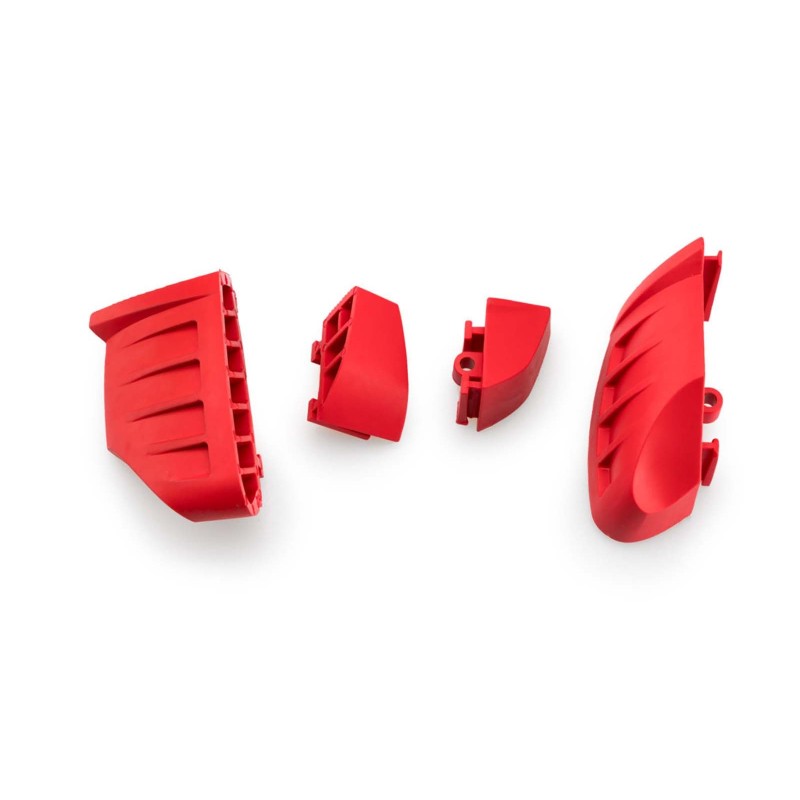 PUIG REPLACEMENT PROTECTIVE RUBBER FRAME SLIDERS MOD. PRO 2.0 RED