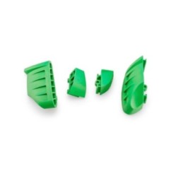 PUIG REPLACEMENT PROTECTIVE RUBBER FRAME SLIDERS MOD. PRO 2.0 GREEN