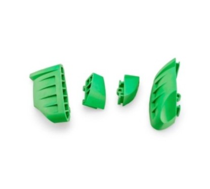 PUIG REPLACEMENT PROTECTIVE CAOUTCHOUC ROULETTES DE PROTECTION MOD. PRO 2.0 VERT