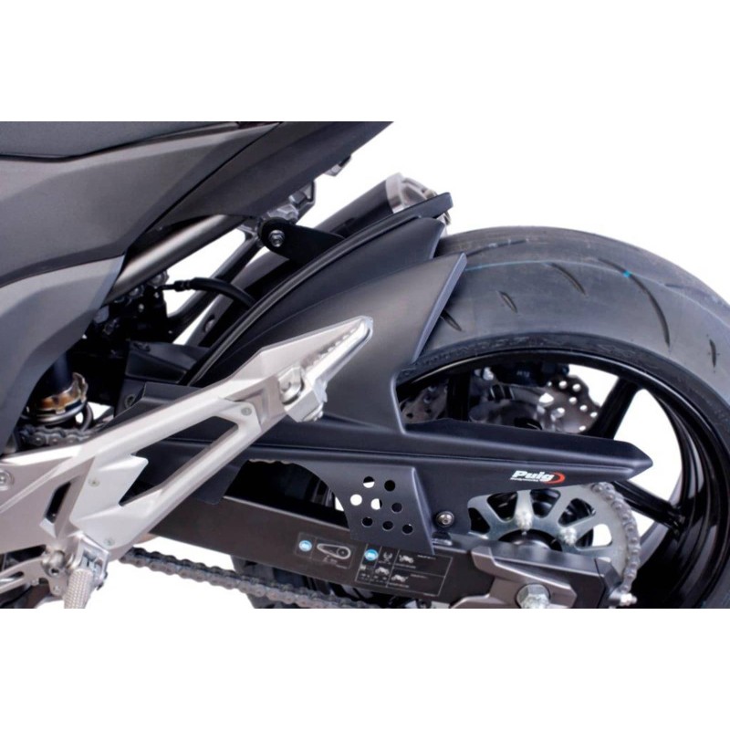 PUIG GARDE-BOUE ARRIERE KAWASAKI Z800 13-16 NOIR OPAQUE