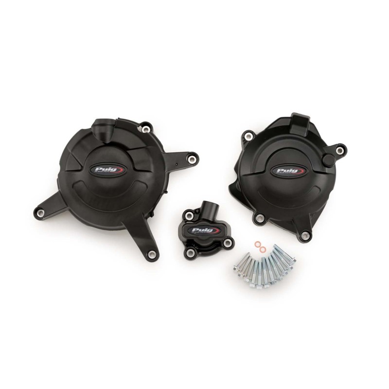 PUIG ENGINE CRANKCASE PROTECTION YAMAHA YZF-R3 16-18 BLACK