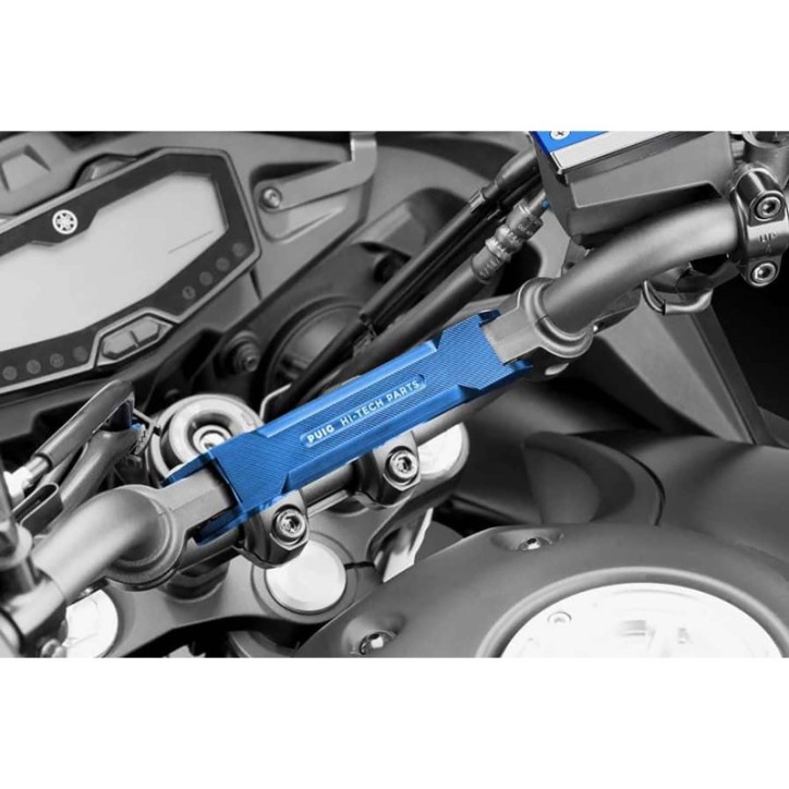 PUIG HANDLEBAR REINFORCEMENT FOR YAMAHA MT-07 TRACER 16-17 BLUE