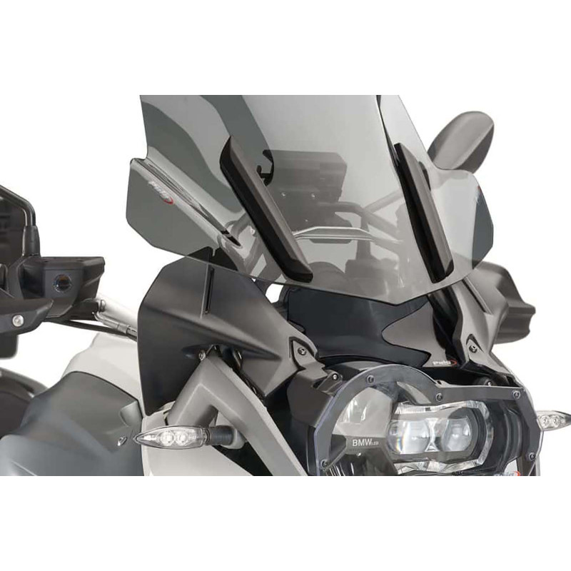 Deflecteur additionnel Puig pour BMW R1200GS Adventure 14/16, fume fonce