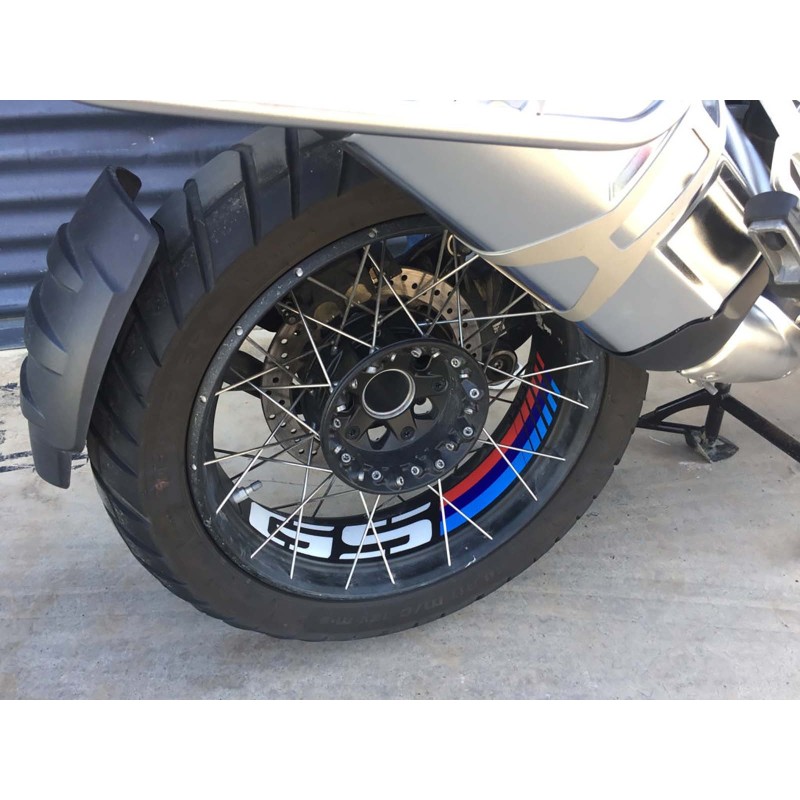 PUIG STICKERS WHEELS BMW R1200GS ADVENTURE 17-18 BLACK