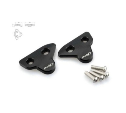 PUIG TAPPO FORO SPECCHIETTO PER YAMAHA YZF-R7 ANNO 22-23 COLORE NERO