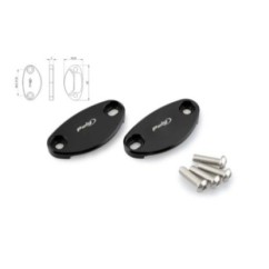 PUIG TAPPO FORO SPECCHIETTO PER KAWASAKI ZX-10RR ANNO 21-23 COLORE NERO