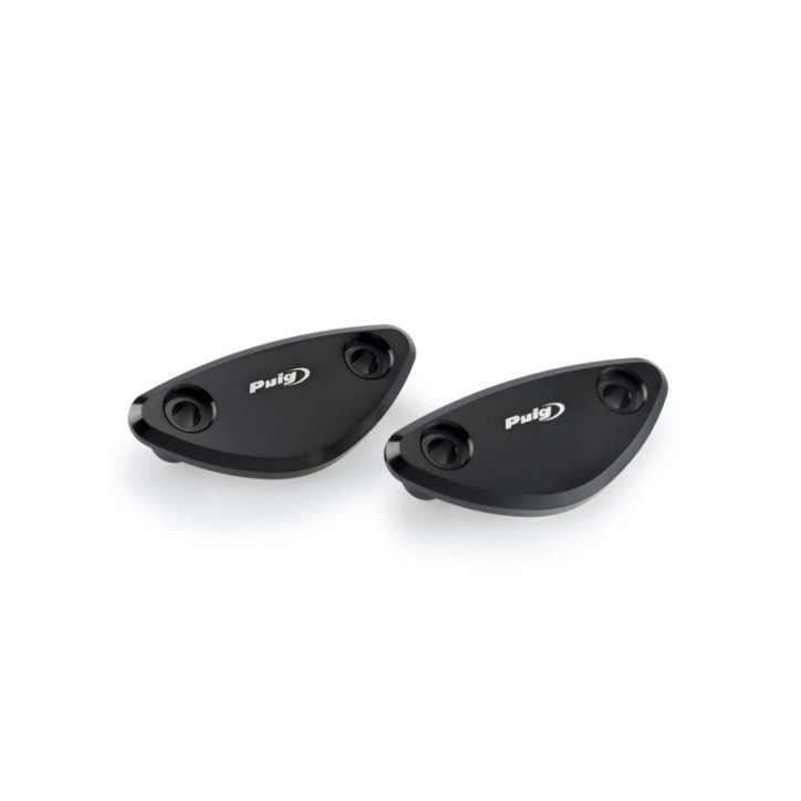 PUIG CACHE RETROVISEUR POUR TRIUMPH DAYTONA 675 R 13-16 NOIR