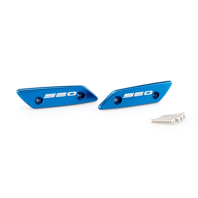 Cache-retroviseur Puig pour Yamaha T-Max 560 Max Tech 22/24 bleu