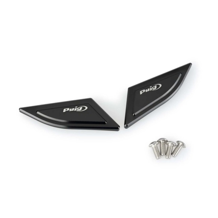 PUIG MIRROR HOLE CAP FOR DUCATI PANIGALE V2 20-24 BLACK