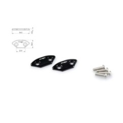 PUIG MIRROR HOLE CAP YAMAHA YZF-R6 06-07 BLACK