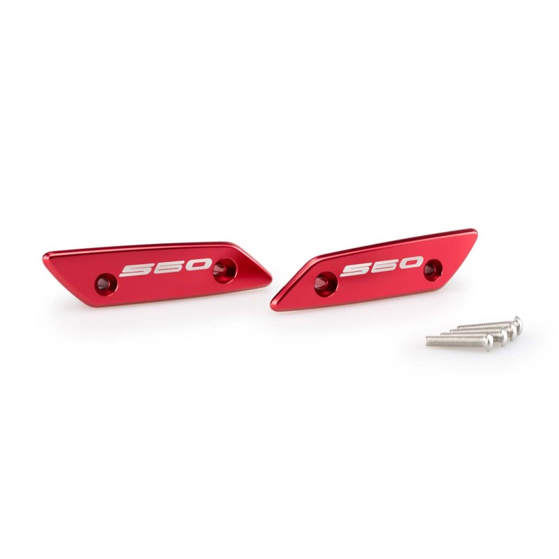 PUIG TAPPO FORO SPECCHIETTO PER YAMAHA T-MAX 560 ANNO 22-23 COLORE ROSSO