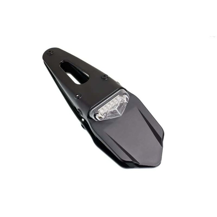 PUIG STOP LIGHT + LED POSITION LIGHT TRIANGULAR MODEL BLACK - Homologated - Material: plastic. - COD. 4312N