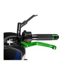 PUIG GREEN FIXED CLUTCH LEVER 3.0 AND ORANGE SELECTOR