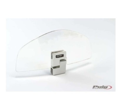 PUIG DEFLECTEUR FIXATION PAR CLIP-ON TRANSPARENT - Dimensions (HxL): 79x186 mm. - Non Besoin foratura - COD. 4639W