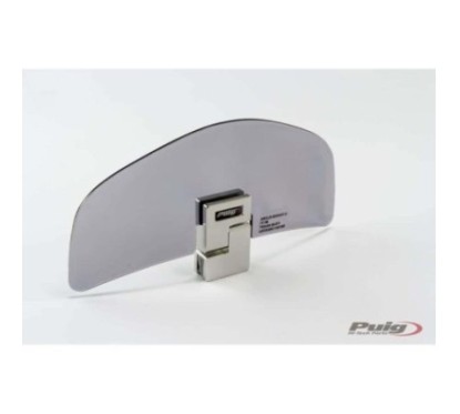 PUIG DEFLECTOR FIXING THROUGH CLIP-ON LIGHT SMOKE - Dimensions (HxL): 92x191 mm. - No drilling required - COD. 4717H