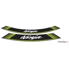 PUIG STICKERS FOR WHEELS KAWASAKI NINJA GREEN - The set consists of 8 adhesive strips - COD. 5528V