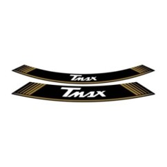 PUIG STICKERS FOR RIMS YAMAHA T-MAX GOLD - The set consists of 8 adhesive strips - COD. 5532O