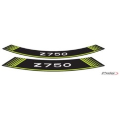 PUIG ADHESIVOS RUEDAS KAWASAKI Z750 VERDE - El set se compone de 8 tiras adhesivas - COD. 5545V