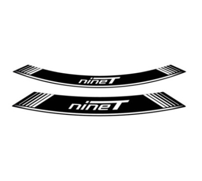 PUIG STICKERS FOR RIMS BMW R NINE T WHITE - The set consists of 8 adhesive strips - COD. 9133B