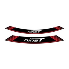 PUIG STICKERS FOR RIMS BMW R NINE T RED - The set consists of 8 adhesive strips - COD. 9133R