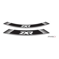 PUIG ADHESIVOS RUEDAS KAWASAKI ZXR BLANCO - El set se compone de 8 tiras adhesivas - COD. 9292B