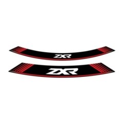 AUTOCOLLANTS DE ROUES PUIG KAWASAKI ZXR ROUGE - L'ensemble AVEC est composE de 8 bandes adhEsives - COD. 9292R