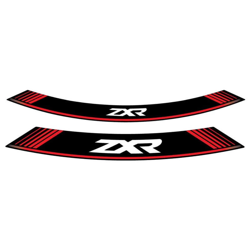 PUIG STICKERS FOR WHEELS KAWASAKI ZXR RED - The set consists of 8 adhesive strips - COD. 9292R