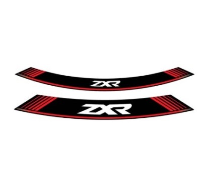 AUTOCOLLANTS DE ROUES PUIG KAWASAKI ZXR ROUGE - L'ensemble AVEC est composE de 8 bandes adhEsives - COD. 9292R