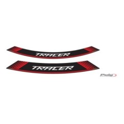 AUTOCOLLANTS POUR JANTES PUIG YAMAHA TRACER ROUGE - L'ensemble AVEC est composE de 8 bandes adhEsives - COD. 9293R