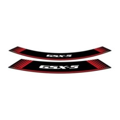 PUIG STICKERS FOR RIMS SUZUKI GSX-S RED - The set consists of 8 adhesive strips - COD. 9442R