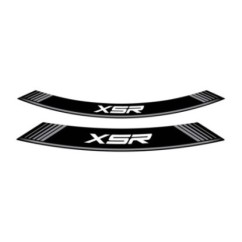 PUIG STICKERS FOR RIMS YAMAHA XSR SILVER - The set consists of 8 adhesive strips - COD. 9985P