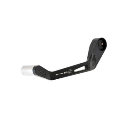 RACINGBIKE CLUTCH LEVER PROTECTION KAWASAKI SILVER - COD. PLC300P - Includes adapter. Material: 7075 ergal aluminium