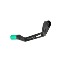 RACINGBIKE CLUTCH LEVER PROTECTION KAWASAKI GREEN - COD. PLC300V - Includes adapter. Material: 7075 ergal aluminium