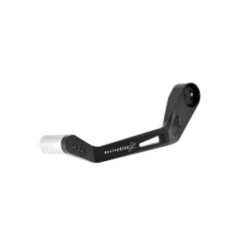 RACINGBIKE CLUTCH LEVER PROTECTION KAWASAKI ZX-10R/ZX-10RR SILVER - COD. PLC301P - Includes adapter. Material: aluminum