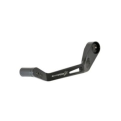 RACINGBIKE UNIVERSAL BLACK CLUTCH LEVER PROTECTION - COD. PLC100N - Includes the adapter for racing handlebars. Material: