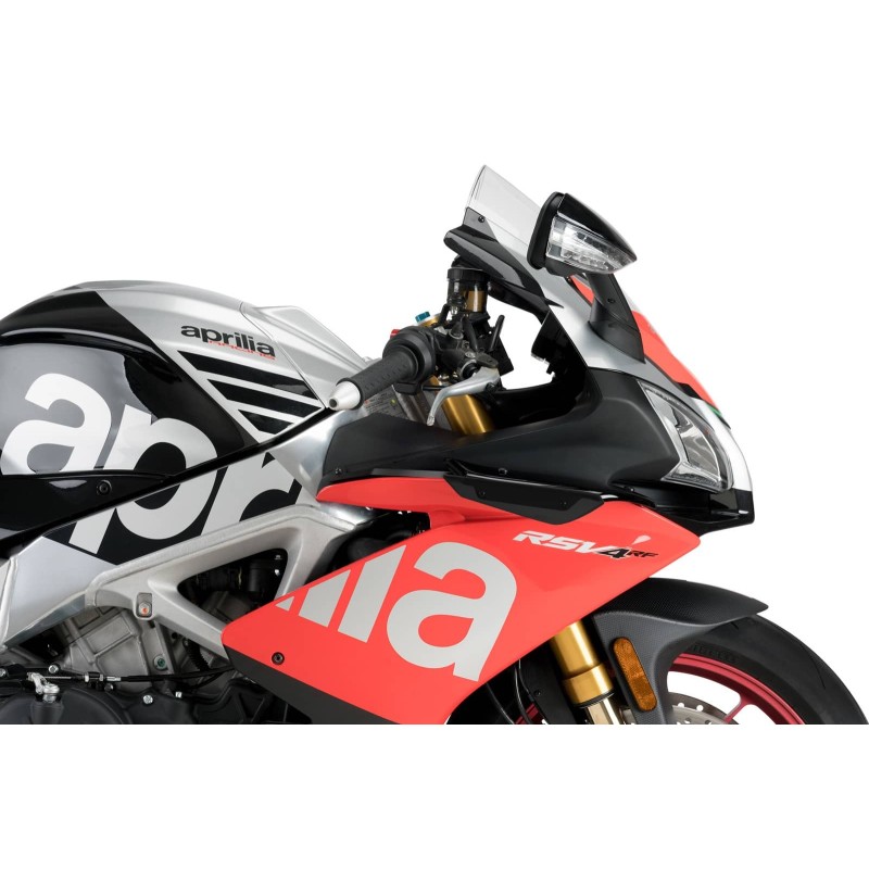 PUIG SPOILER DOWNFORCE SPORT PER APRILIA RSV4 RF/RR ANNO 15-21 NERO