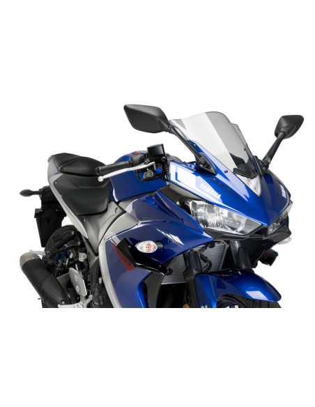Aleron lateral Puig Downforce Sport Yamaha YZF R3 15 18 rojo