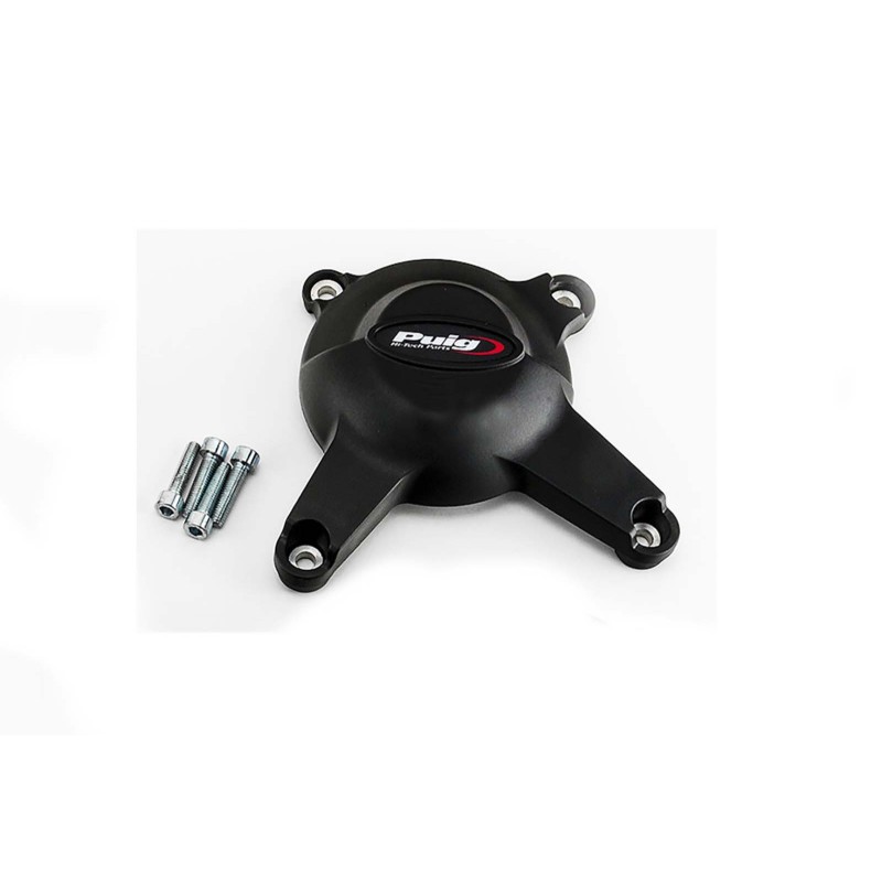 PUIG REPLACEMENT LEFT SIDE ENGINE CRANKCASE PROTECTION (ALTERNATOR) YAMAHA TRACER 900 GT 18-20 BLACK