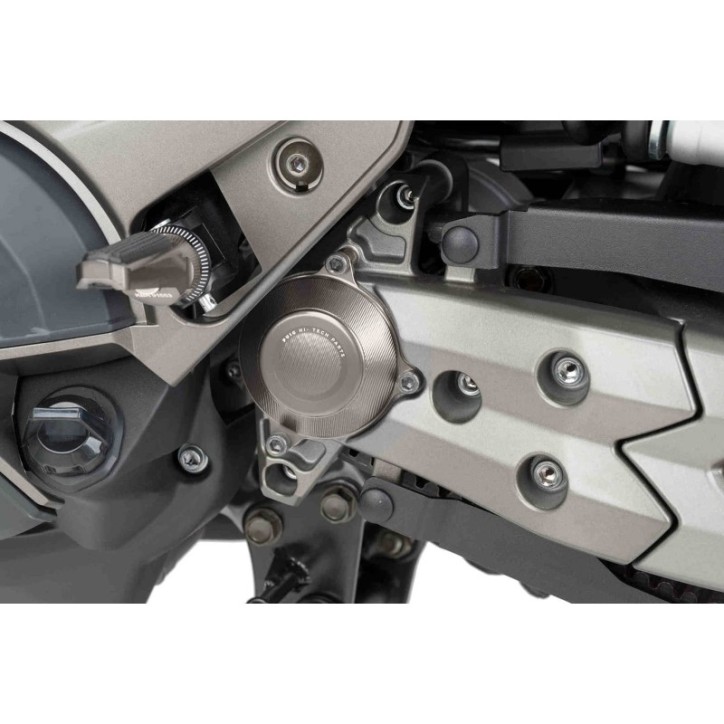 PUIG COUVERCLE DE PIVOT DE BRAS OSCILLANT POUR KYMCO AK550 17-22 ARGENT