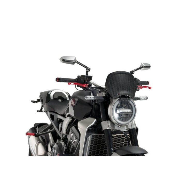 PUIG CARENAGE AVANT POUR HONDA CB1000R NEO SPORTS CAFE 18-20 LOOK CARBONE